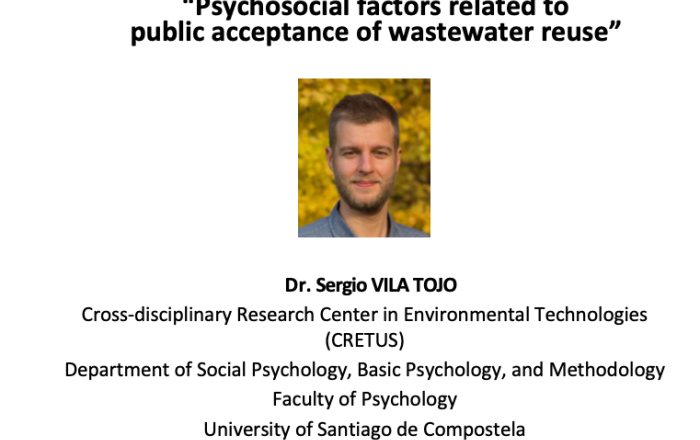 Seminario “Psychosocial factors related to public acceptance of wastewater reuse”